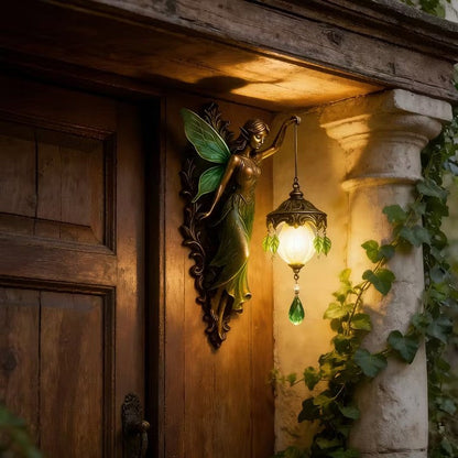 Wall Light Handcrafted Fantasy Motifs Warm LED Battery Powered