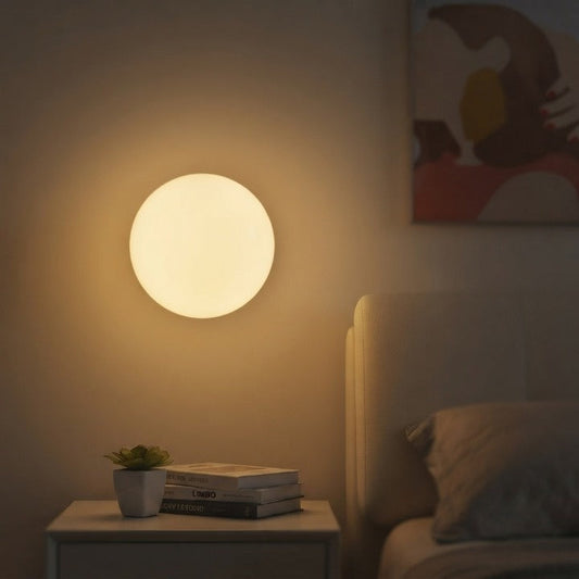 Wall Light Milky Glass Globe G9 LED Included