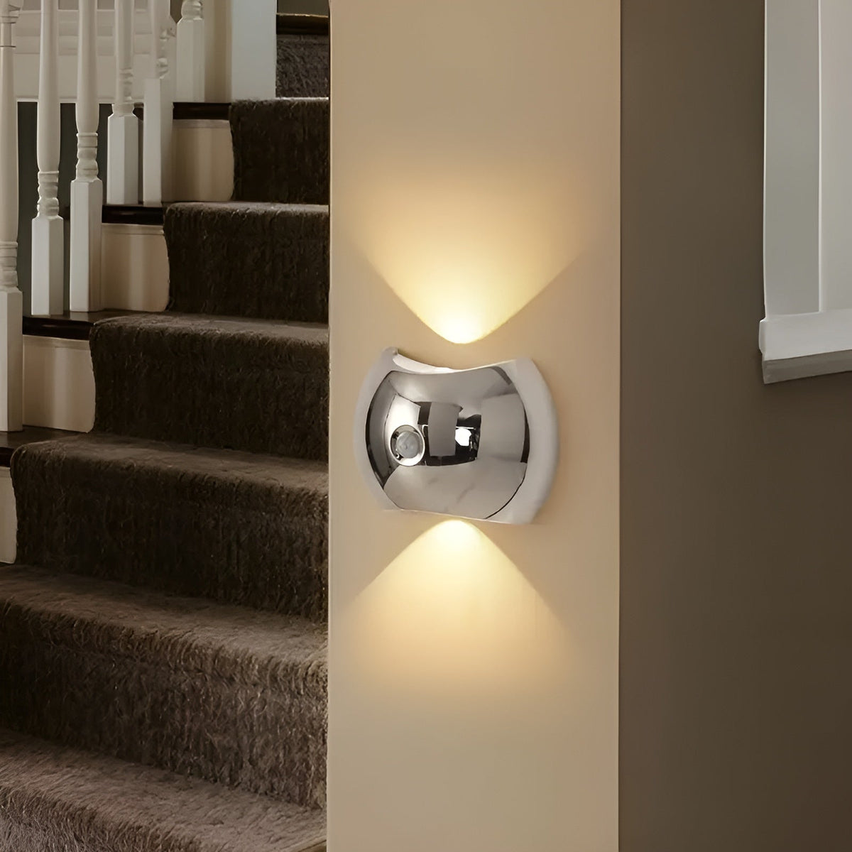 Wall Light Motion-Sensing Dual-Beam Magnetic Mount