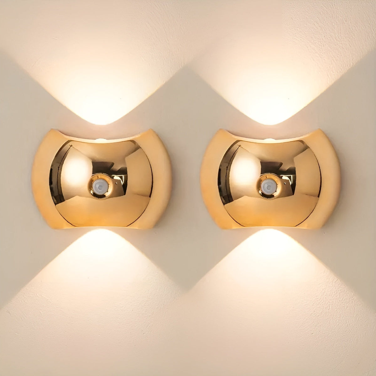 Wall Light Motion-Sensing Dual-Beam Magnetic Mount