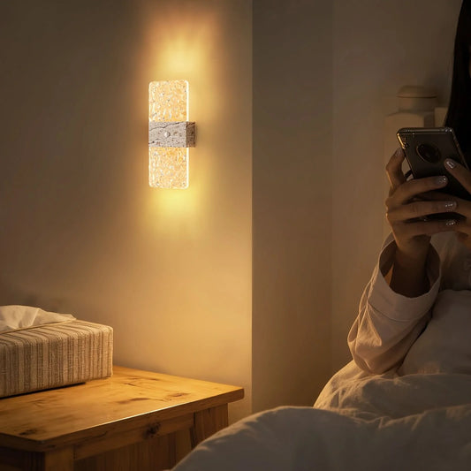 Wall Light Motion Sensor LED Rechargeable Cordless Design