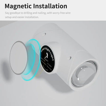 Wall Light Motion Sensor Magnetic Mount & Rechargeable Battery