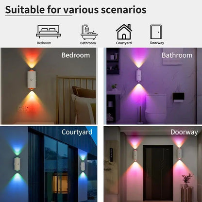 Wall Light Motion Sensor Magnetic Mount & Rechargeable Battery