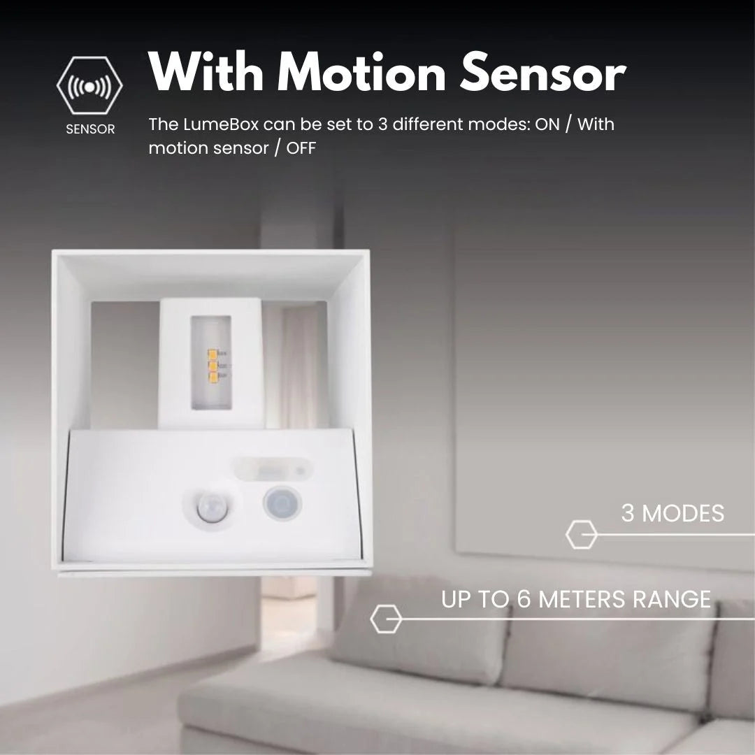 Wall Light Motion Sensor & USB Rechargeable 60-Day Battery