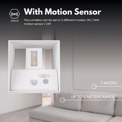 Wall Light Motion Sensor & USB Rechargeable 60-Day Battery