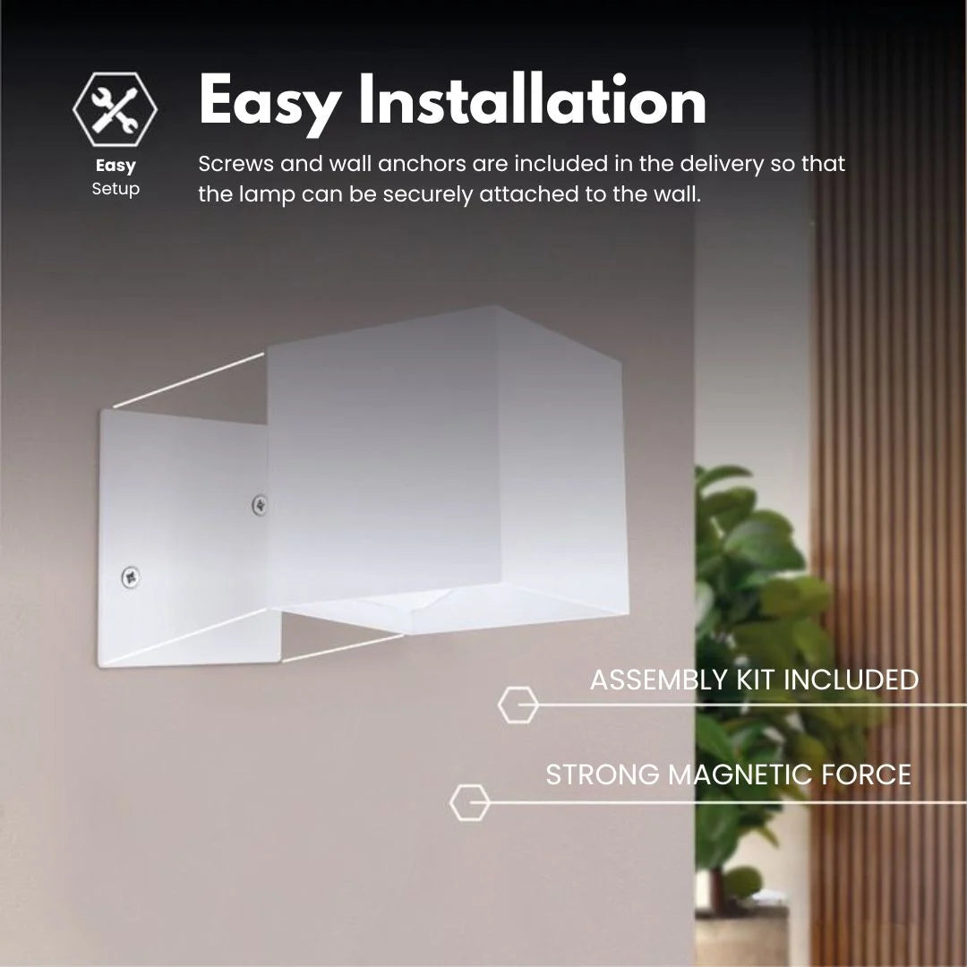 Wall Light Motion Sensor & USB Rechargeable 60-Day Battery