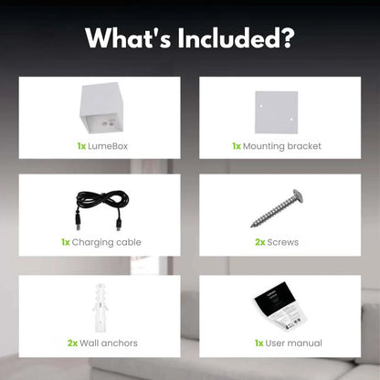 Wall Light Motion Sensor & USB Rechargeable 60-Day Battery