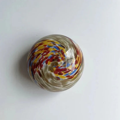 Wall Light Multicolored Glass Globe Easy Mount
