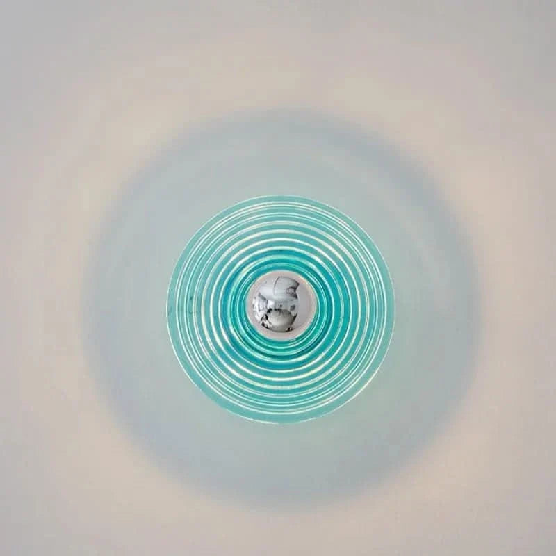 Wall Light Ripple Glass Shade Integrated LED