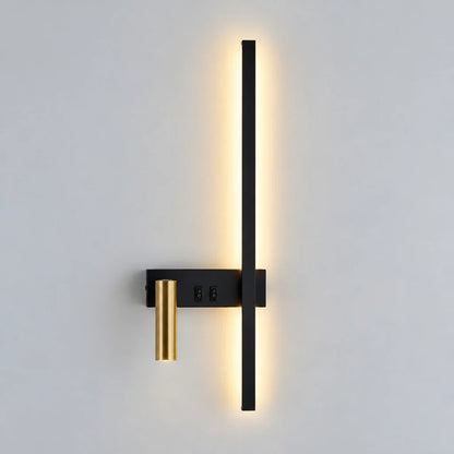 Wall Light Swivel Head Tri-Color LED Aluminum