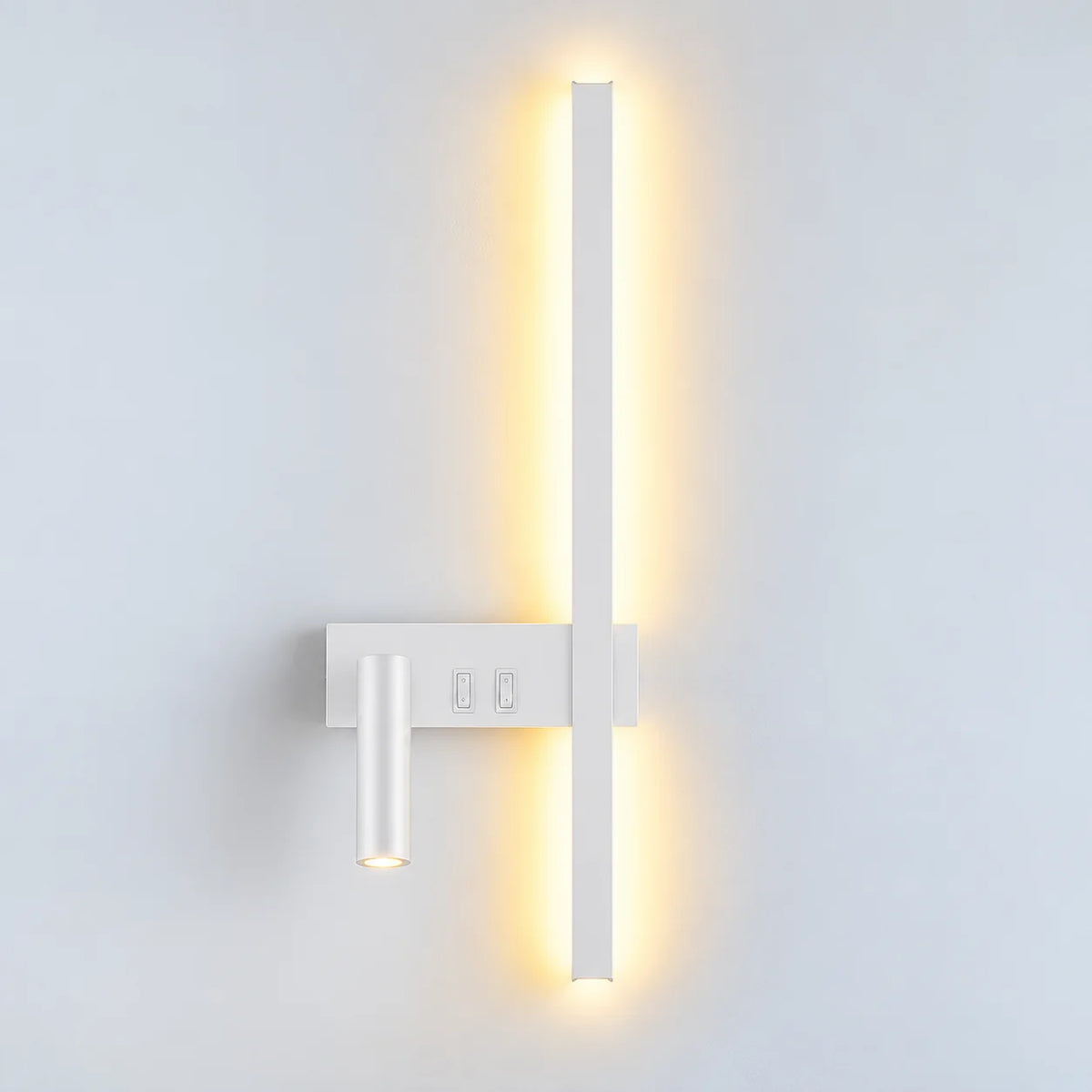 Wall Light Swivel Head Tri-Color LED Aluminum