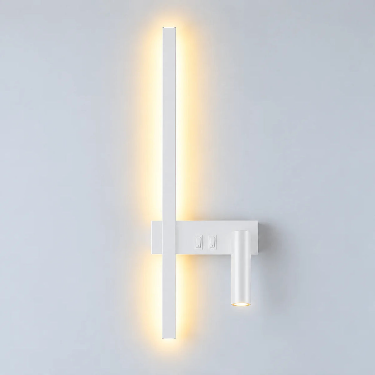 Wall Light Swivel Head Tri-Color LED Aluminum