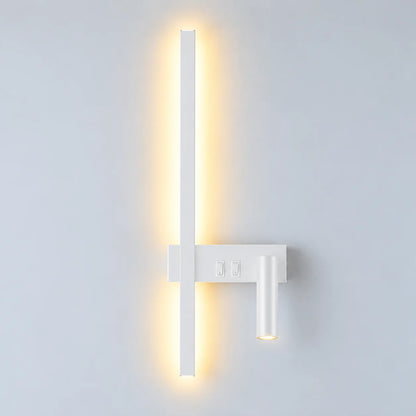 Wall Light Swivel Head Tri-Color LED Aluminum