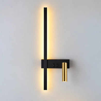Wall Light Swivel Head Tri-Color LED Aluminum