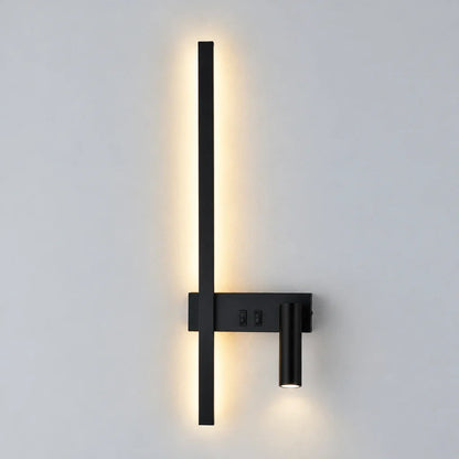 Wall Light Swivel Head Tri-Color LED Aluminum