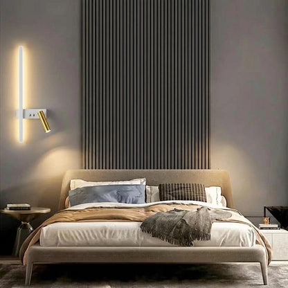 Wall Light Swivel Head Tri-Color LED Aluminum