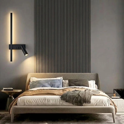 Wall Light Swivel Head Tri-Color LED Aluminum