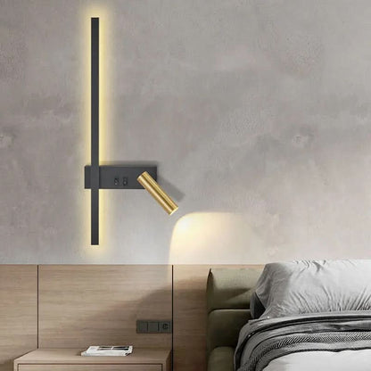 Wall Light Swivel Head Tri-Color LED Aluminum