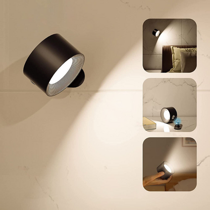 Wall Light USB Rechargeable 360 Degree Swivel Touch Control