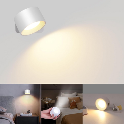 Wall Light USB Rechargeable 360 Degree Swivel Touch Control
