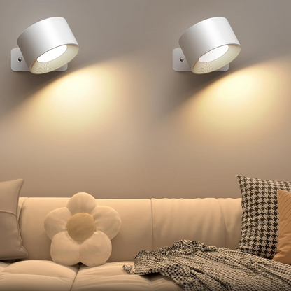 Wall Light USB Rechargeable 360 Degree Swivel Touch Control