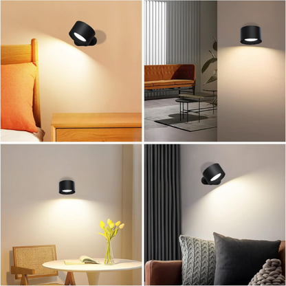 Wall Light USB Rechargeable 360 Degree Swivel Touch Control