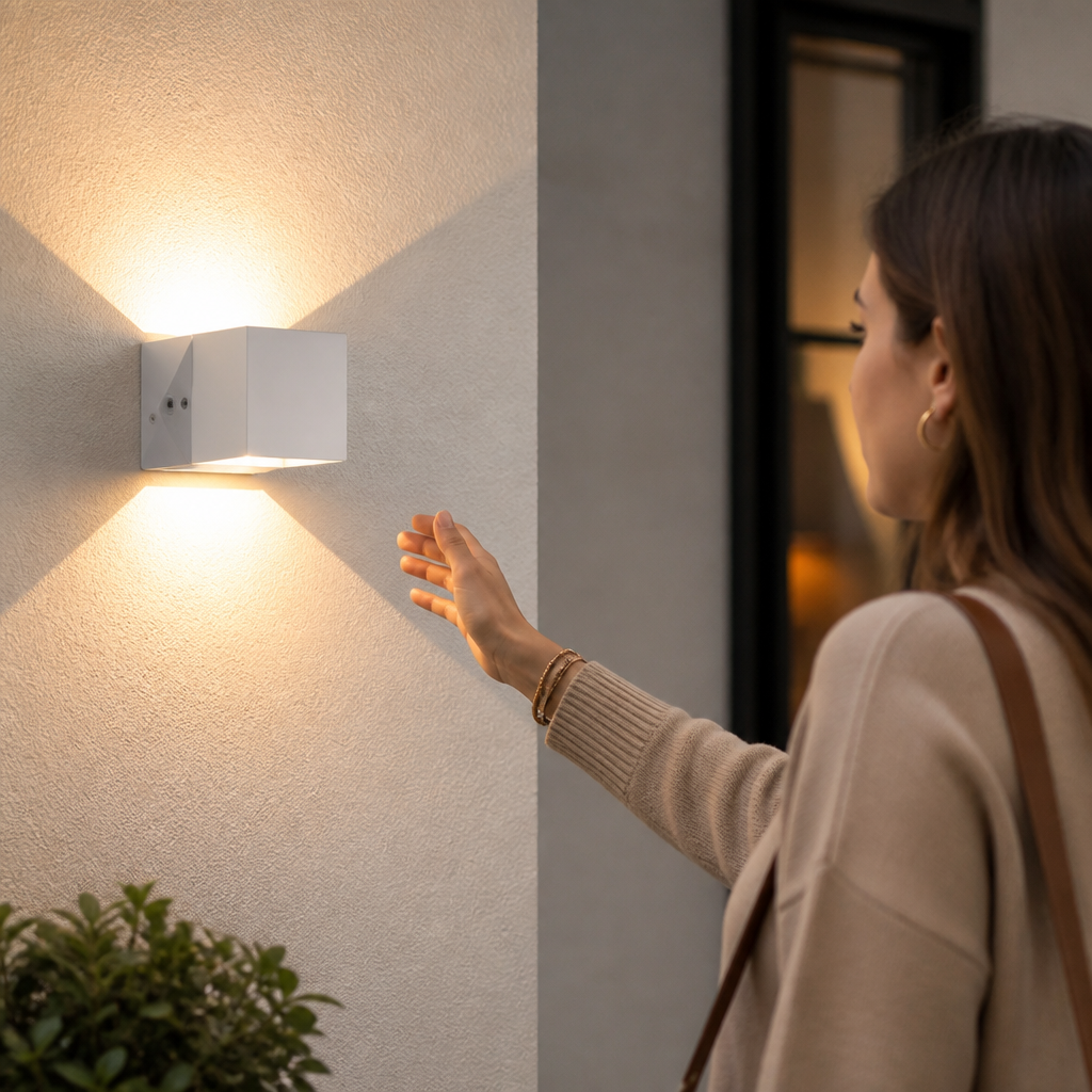 Wall Light Up & Down Motion Sensor Rechargeable Battery