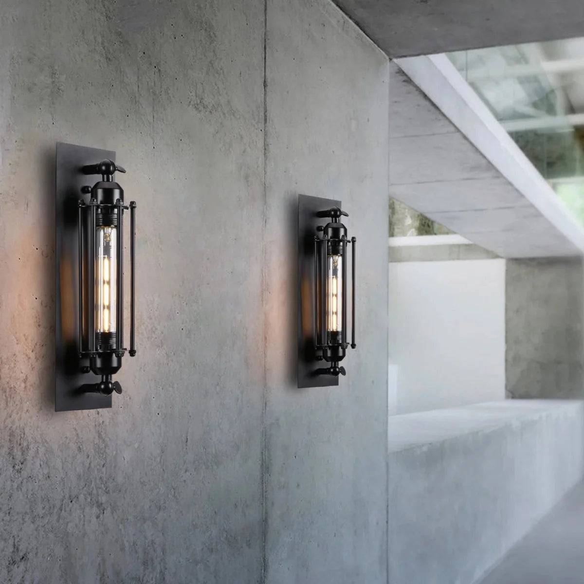 Wall Light Vintage Metal Warm LED Glow