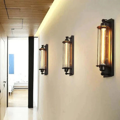 Wall Light Vintage Metal Warm LED Glow