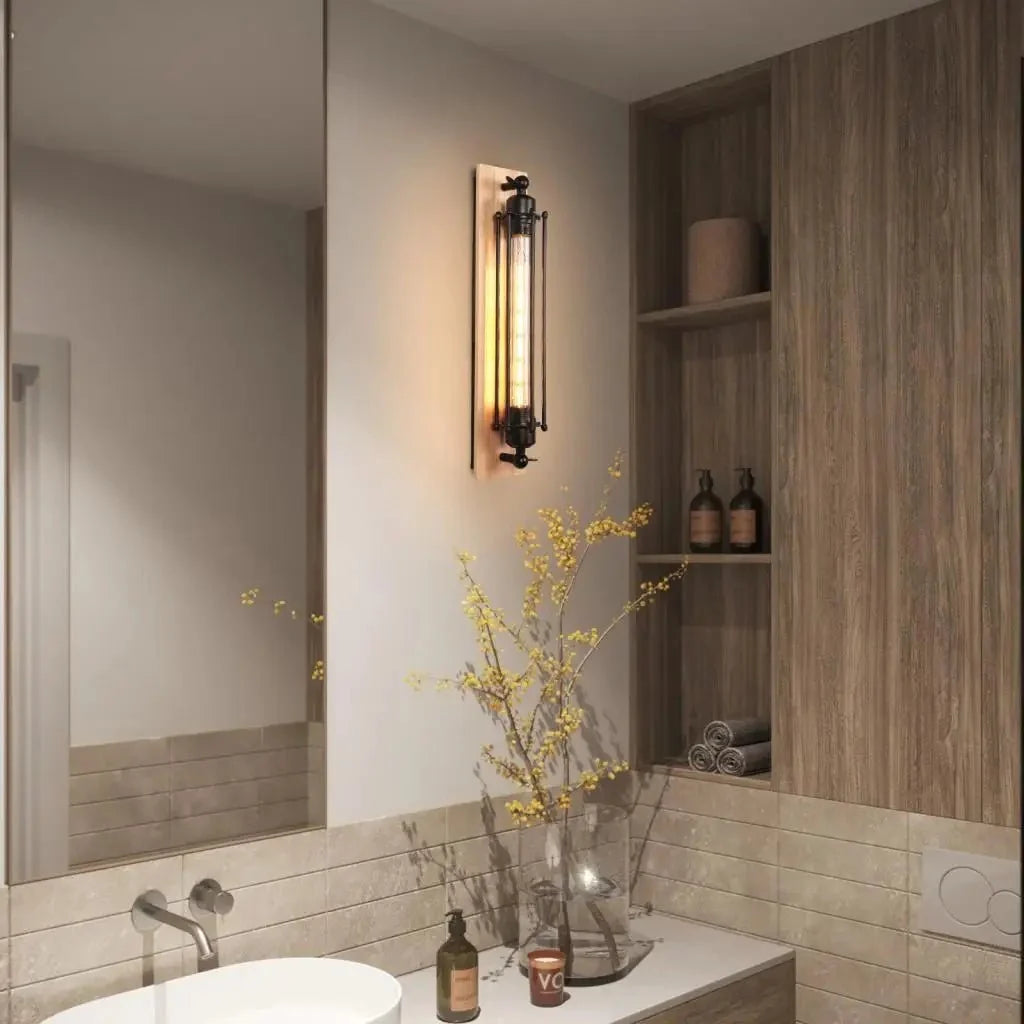Wall Light Vintage Metal Warm LED Glow