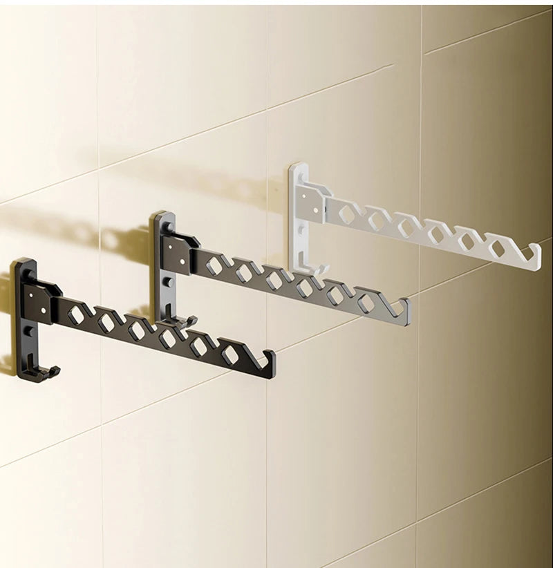 Wall-Mounted Drying Rack 180° Swivel Foldable Aluminum Alloy