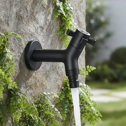 Wall-Mounted Faucet 304 Stainless Steel Space-Saving Design
