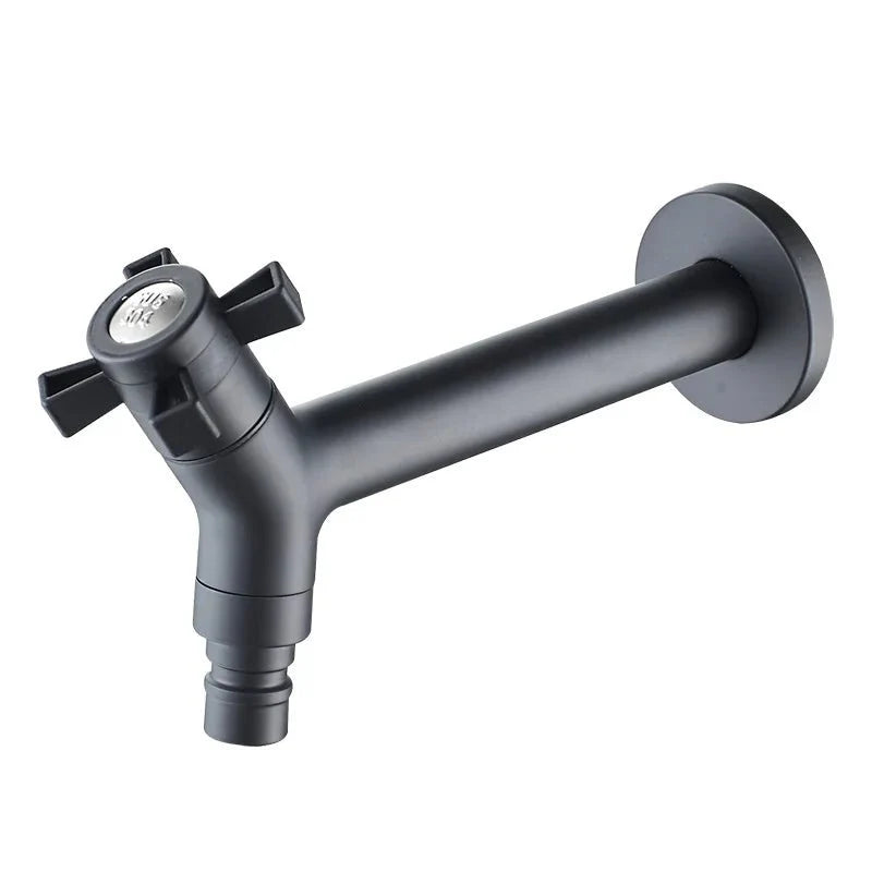 Wall-Mounted Faucet 304 Stainless Steel Space-Saving Design