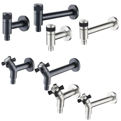 Wall-Mounted Faucet 304 Stainless Steel Space-Saving Design