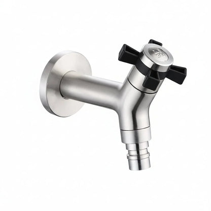 Wall-Mounted Faucet 304 Stainless Steel Space-Saving Design