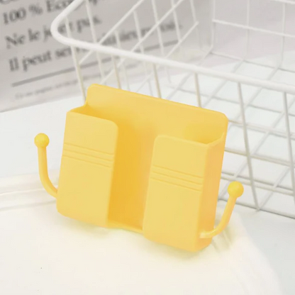 Wall-Mounted Phone & Tablet Holder Self-Adhesive Cable Guide