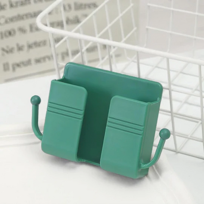 Wall-Mounted Phone & Tablet Holder Self-Adhesive Cable Guide