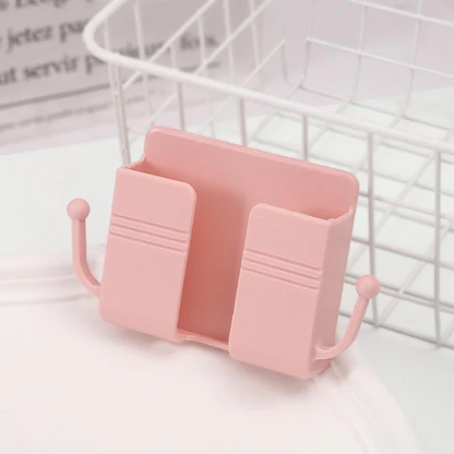 Wall-Mounted Phone & Tablet Holder Self-Adhesive Cable Guide