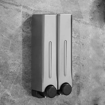 Wall-Mounted Soap Dispenser Three-Chamber 16.9 Fl Oz Visible Window