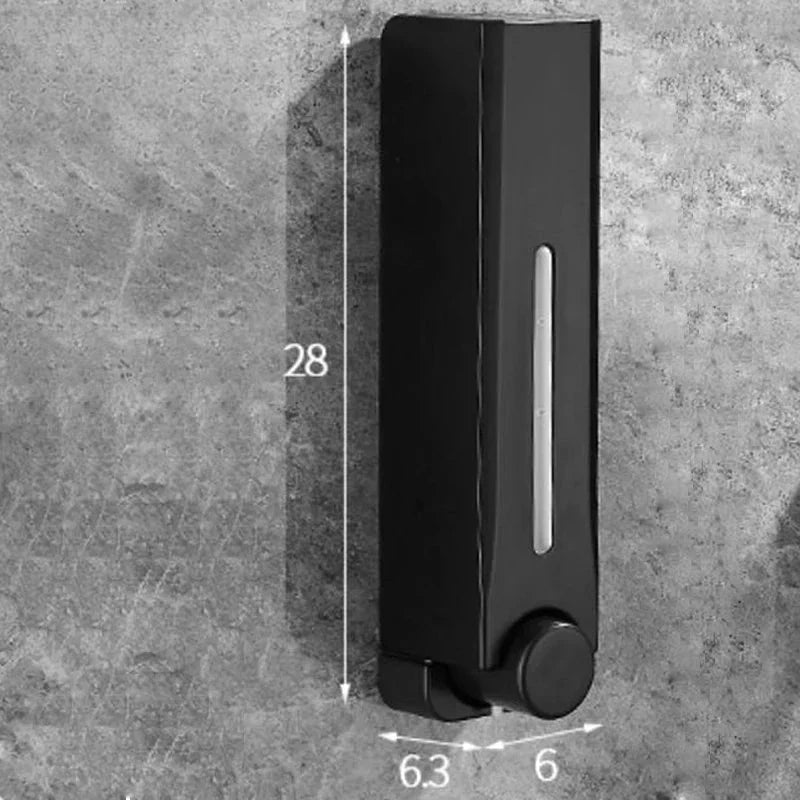 Wall-Mounted Soap Dispenser Three-Chamber 16.9 Fl Oz Visible Window