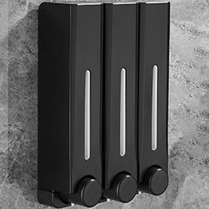 Wall-Mounted Soap Dispenser Three-Chamber 16.9 Fl Oz Visible Window