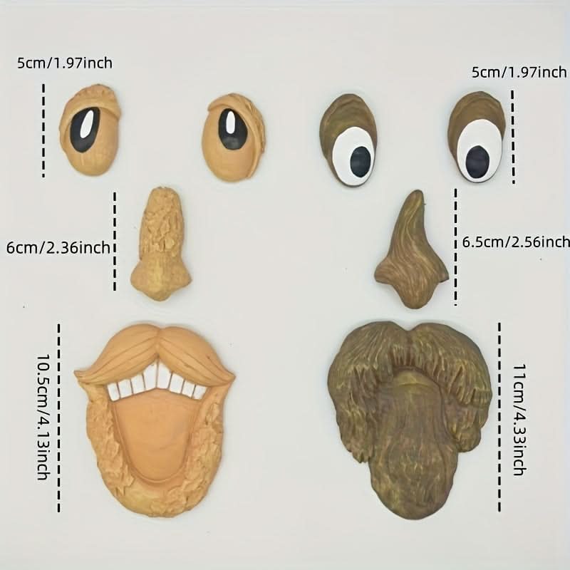Wall Ornament Tree Face Resin Outdoor Hanging