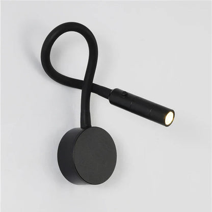 Wall Reading Lamp Flexible Gooseneck & Touch Switch