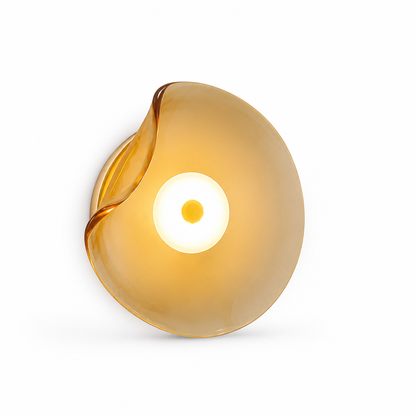 Wall Sconce Built-In LED Metal & Glass 25cm