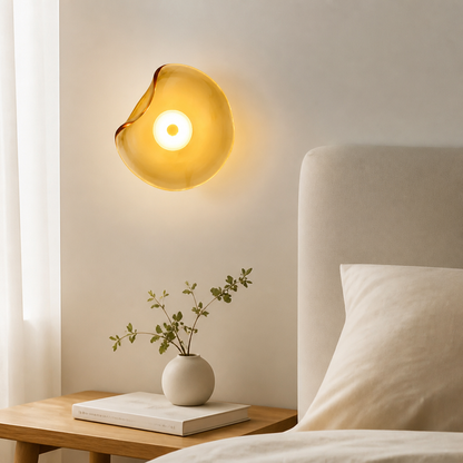 Wall Sconce Built-In LED Metal & Glass 25cm