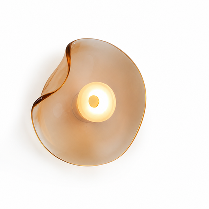 Wall Sconce Built-In LED Metal & Glass 25cm