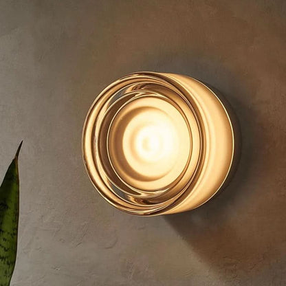 Wall Sconce Dimmable Integrated LED Cast Glass Shade