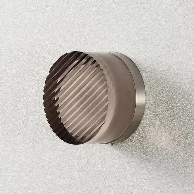 Wall Sconce Dimmable Integrated LED Cast Glass Shade
