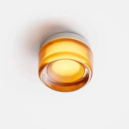 Wall Sconce Dimmable Integrated LED Cast Glass Shade
