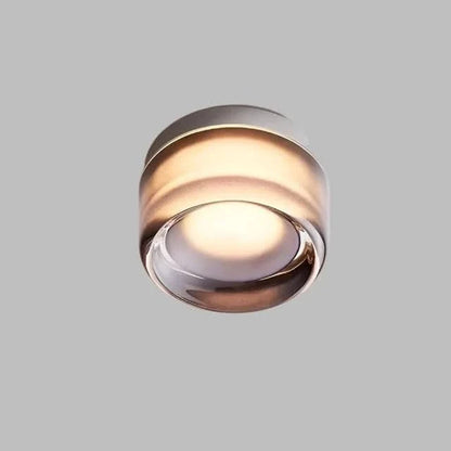 Wall Sconce Dimmable Integrated LED Cast Glass Shade
